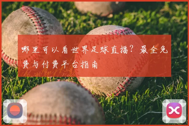 哪里可以看世界足球直播？最全免费与付费平台指南